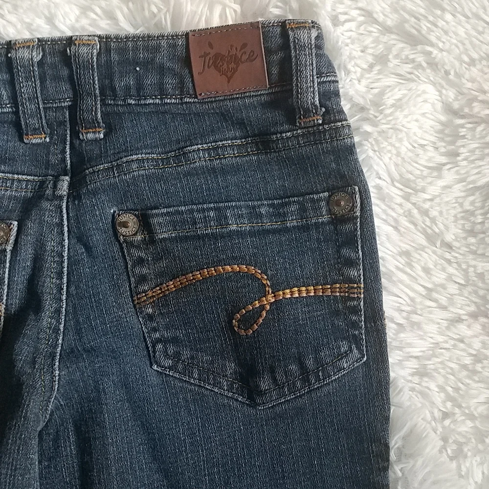 Girls JUSTICE JEANS Simply Low size 8